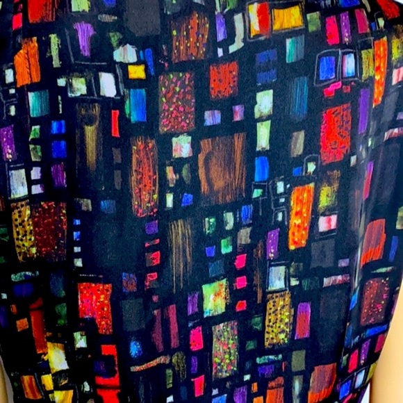 Ted Baker London Sleeveless Multicolor Dress 8 - Picture 7 of 15